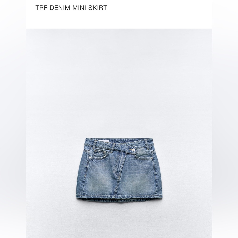 Zara Denim Mini Skirt